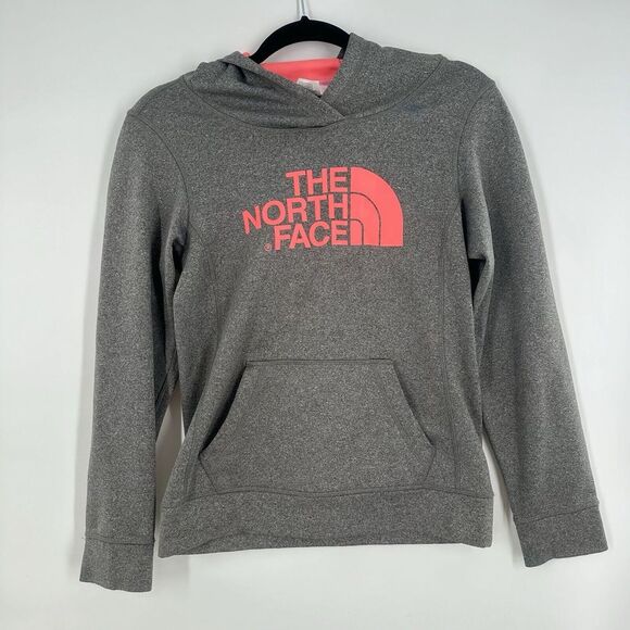 The North Face Tops - The North Face Hoodie Womens XS Gray Long‎ Sleeve Hand Pockets